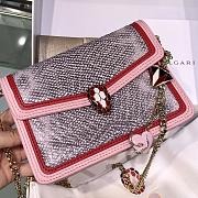 Bvlgari Serpenti Diamond Blast bag  pink  chain      17.5*11*5cm - 2