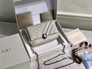 Bvlgari Serpenti Cabocho Mini white bag  chain   17*11*5cm - 4