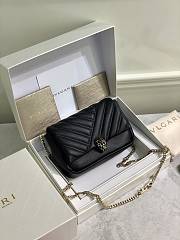 Bvlgari Serpenti Cabocho Mini black  bag  chain   17*11*5cm - 2