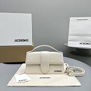 Jacquemus Bambino Bag  white  Leather  24*13*7cm - 1