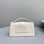 Jacquemus Bambino Bag  white  Leather  24*13*7cm - 5