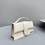 Jacquemus Bambino Bag  white  Leather  24*13*7cm - 4