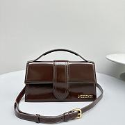 Jacquemus Bambino Bag dark brown Leather 24*13*7cm - 2