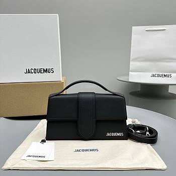 Jacquemus Bambino Bag black  Leather  24*13*7cm