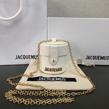 Jacquemus  2108 crossbody white  bag   10x9cm