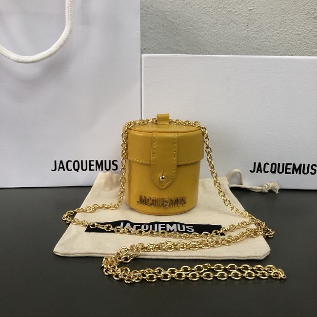 Jacquemus  2108 crossbody yellow  bag   10x9cm - 1