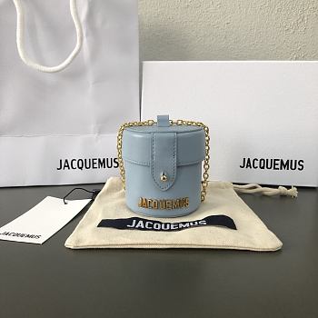 Jacquemus  2108 crossbody blue  bag   10x9cm