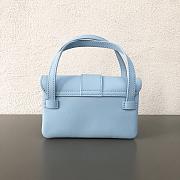 Jacquemus 2103 handle bag  blue   16x10x5cm - 5