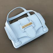 Jacquemus 2103 handle bag  blue   16x10x5cm - 3