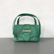 Jacquemus 2103 handle bag green-16x10x5cm - 1