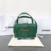 Jacquemus 2103 handle bag green-16x10x5cm - 5