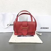 Jacquemus 2103 handle bag red-16x10x5cm - 1