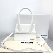 Jacquemus handle bag white  -24x18x10cm - 1