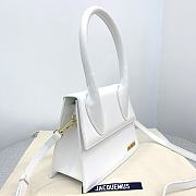 Jacquemus handle bag white  -24x18x10cm - 2