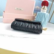 MiuMiu Matelasse black bag-11X8.5cm - 5