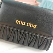 MiuMiu Matelasse black bag-11X8.5cm - 2