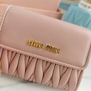 MiuMiu Matelasse pink bag-11X8.5cm - 3