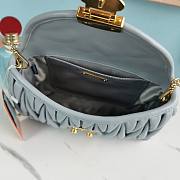 MIUMIU Matelass blue chain bag - 22*13.5*7cm - 2