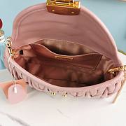 MIUMIU Matelass  pink  chain bag - 22*13.5*7cm - 3