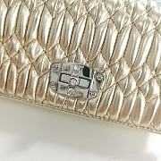 MIUMIU Matelass bag gold -19*4*10cm  - 2