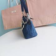 MiuMiu handbag Denim Blue-19*25.5*14*10cm - 5