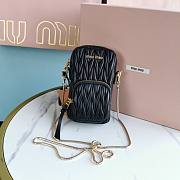 MiuMiu  Matelasse  bag  black chain -17*2.5*9cm - 1