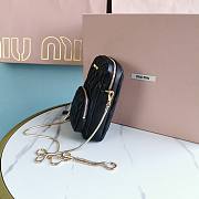 MiuMiu  Matelasse  bag  black chain -17*2.5*9cm - 3