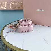 MiuMiu  Matelasse  bag  pink  chain -17*2.5*9cm - 3