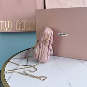 MiuMiu  Matelasse  bag  pink  chain -17*2.5*9cm - 5