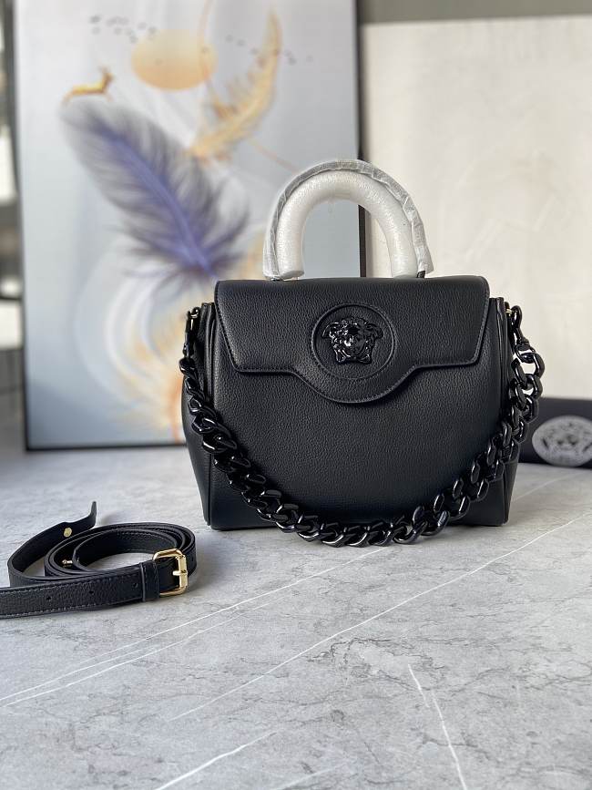 Versace LaMedusa  black  bag -25*15*22cm - 1