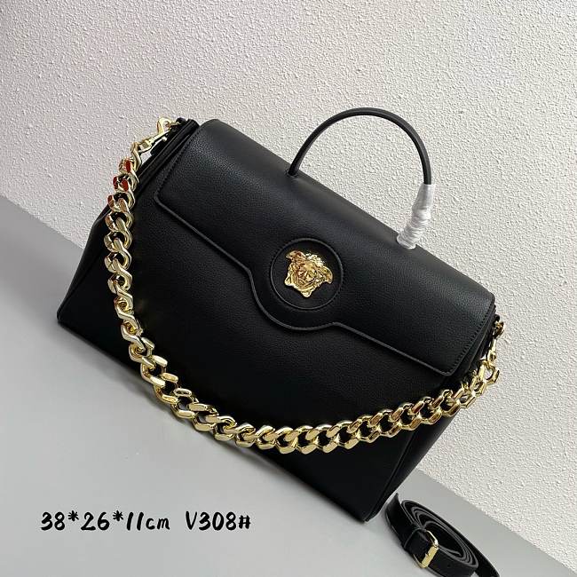 Versace LaMedusa black bag chain -38*26*11cm - 1