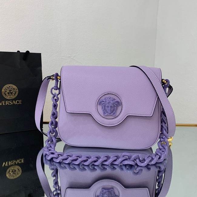 Versace Shoulder Bag purple chain-25*7*19cm - 1