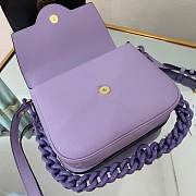 Versace Shoulder Bag purple chain-25*7*19cm - 5