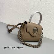 Versace LaMedusa  light brown v306# bag -20*17*8cm - 5