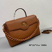 Versace LaMedusa dark brown  V308# bag -38*26*11cm - 3