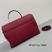 Versace LaMedusa daek red V308# bag -38*26*11cm - 5