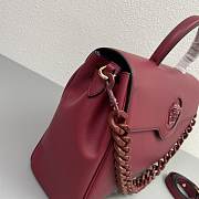 Versace LaMedusa daek red V308# bag -38*26*11cm - 2