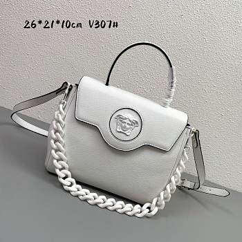 Versace LaMedusa white V307# bag -26*21*10cm