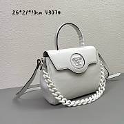 Versace LaMedusa white V307# bag -26*21*10cm - 4