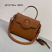 Versace LaMedusa dark brown V307# bag -26*21*10cm - 1