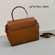 Versace LaMedusa dark brown V307# bag -26*21*10cm - 5