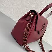 Versace LaMedusa dark red V307# bag -26*21*10cm - 3