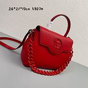 Versace LaMedusa red  V307# bag -26*21*10cm - 2