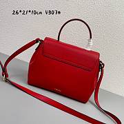 Versace LaMedusa red  V307# bag -26*21*10cm - 5