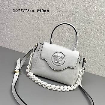 Versace LaMedusa white V306# bag -20*17*8cm