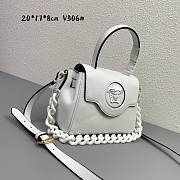 Versace LaMedusa white V306# bag -20*17*8cm - 3