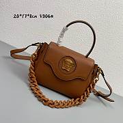 Versace LaMedusa dark brown V306# bag -20*17*8cm - 1