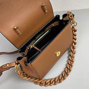 Versace LaMedusa dark brown V306# bag -20*17*8cm - 4