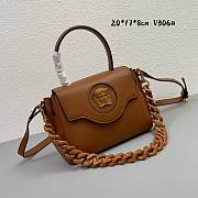 Versace LaMedusa dark brown V306# bag -20*17*8cm - 3