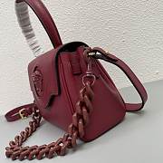 Versace LaMedusa dark red  V306# bag -20*17*8cm - 5